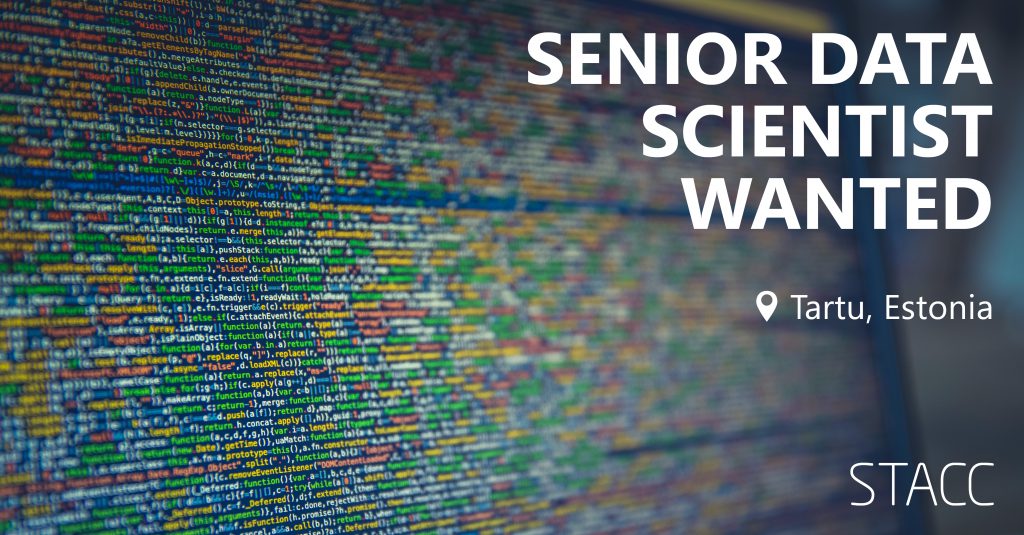 A vacant position for a Senior Data Scientist